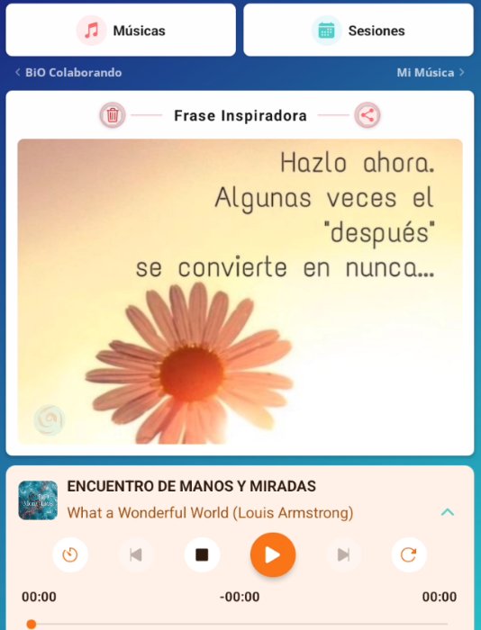 Pantalla principal